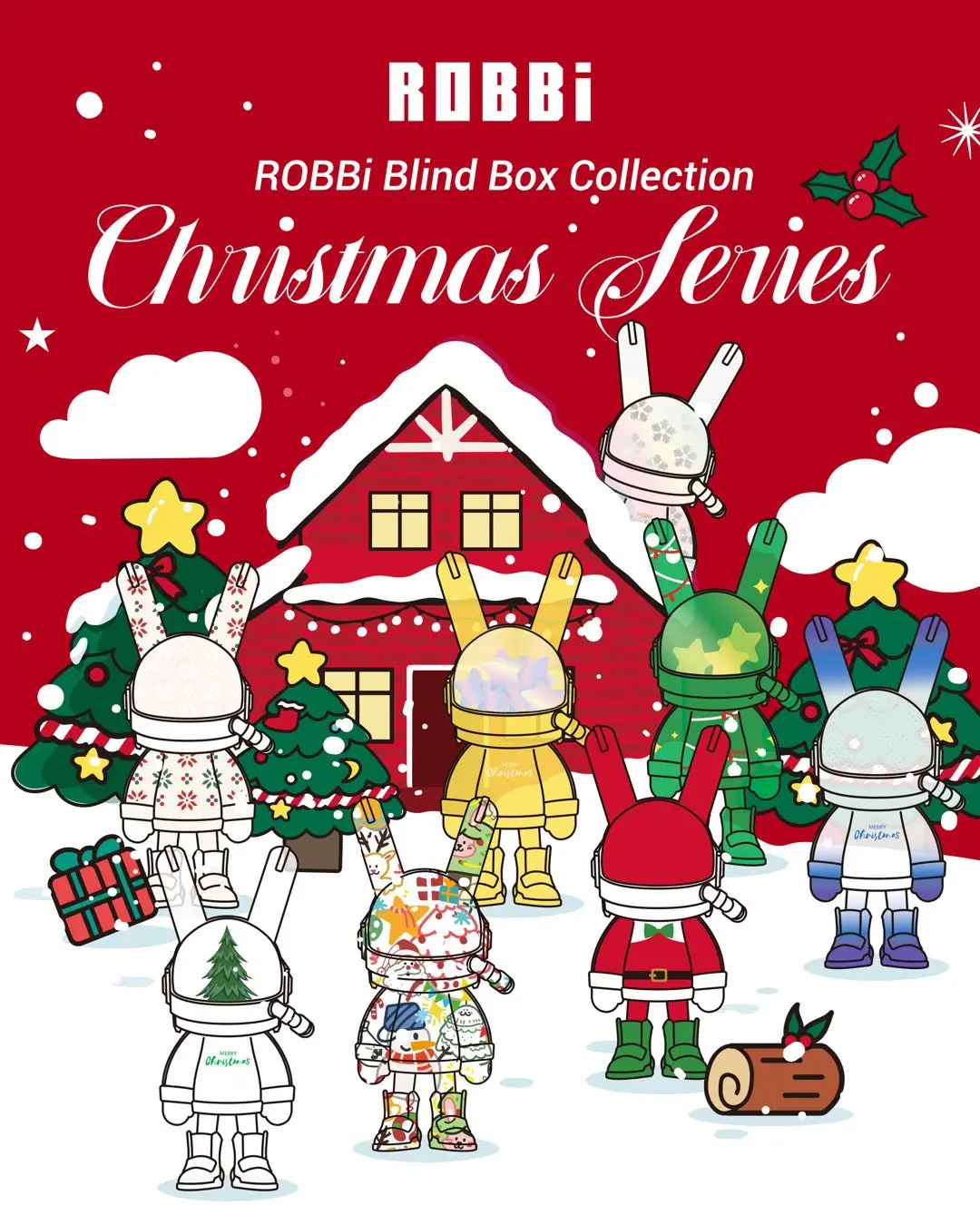 Robbi christmas series blind box collection