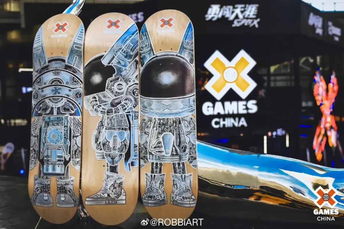 Robbi games china triple x skateboard (mega set) product image 5